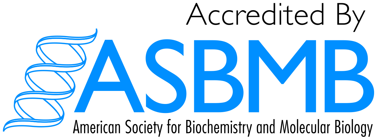Accredited by ASBMB